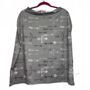 Hicoco Gray Arrow Print Nursing Cover 7 in 1 Multi-Use